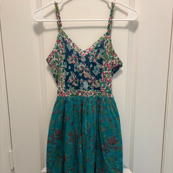 Patrons of Peace Boho Floral Spaghetti Strap Dress Size Small EUC - Picture 4 of 8